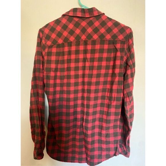 Men’s Dukes Bark Black And Red Button Down Top Size Small 100 Percent Cotton - Picture 6 of 6